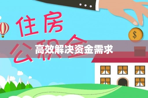 西屿高效解决资金需求